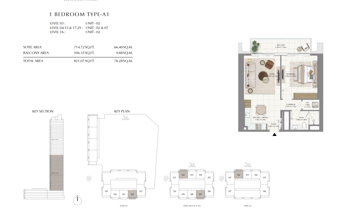 Valia at Dubai Creek Harbour Floor Plan